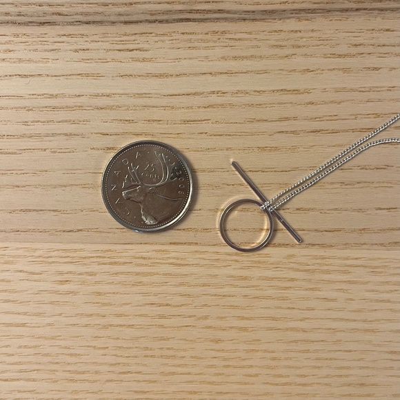 Free Add On 🙈⎜OAK + FORT⎜Chain Link Toggle Necklace⎜Sterling Silver - Picture 2 of 11